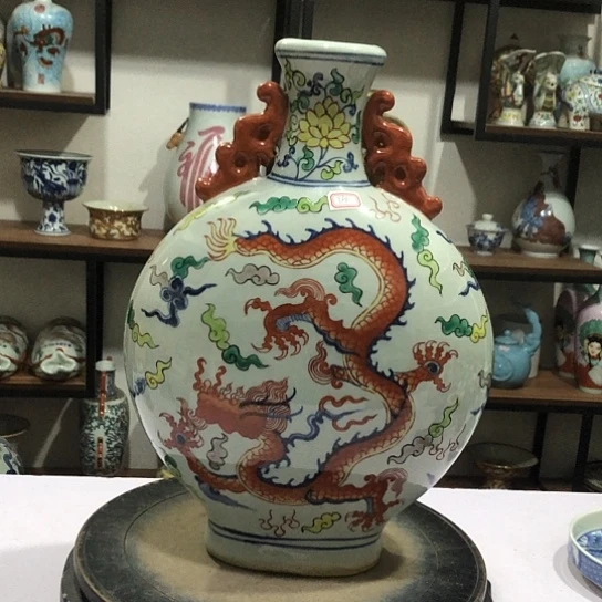 1博古架瓷器摆件