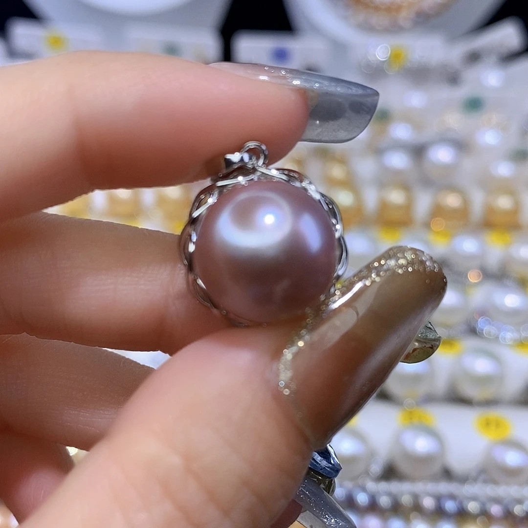 颈饰合金淡水珍珠
