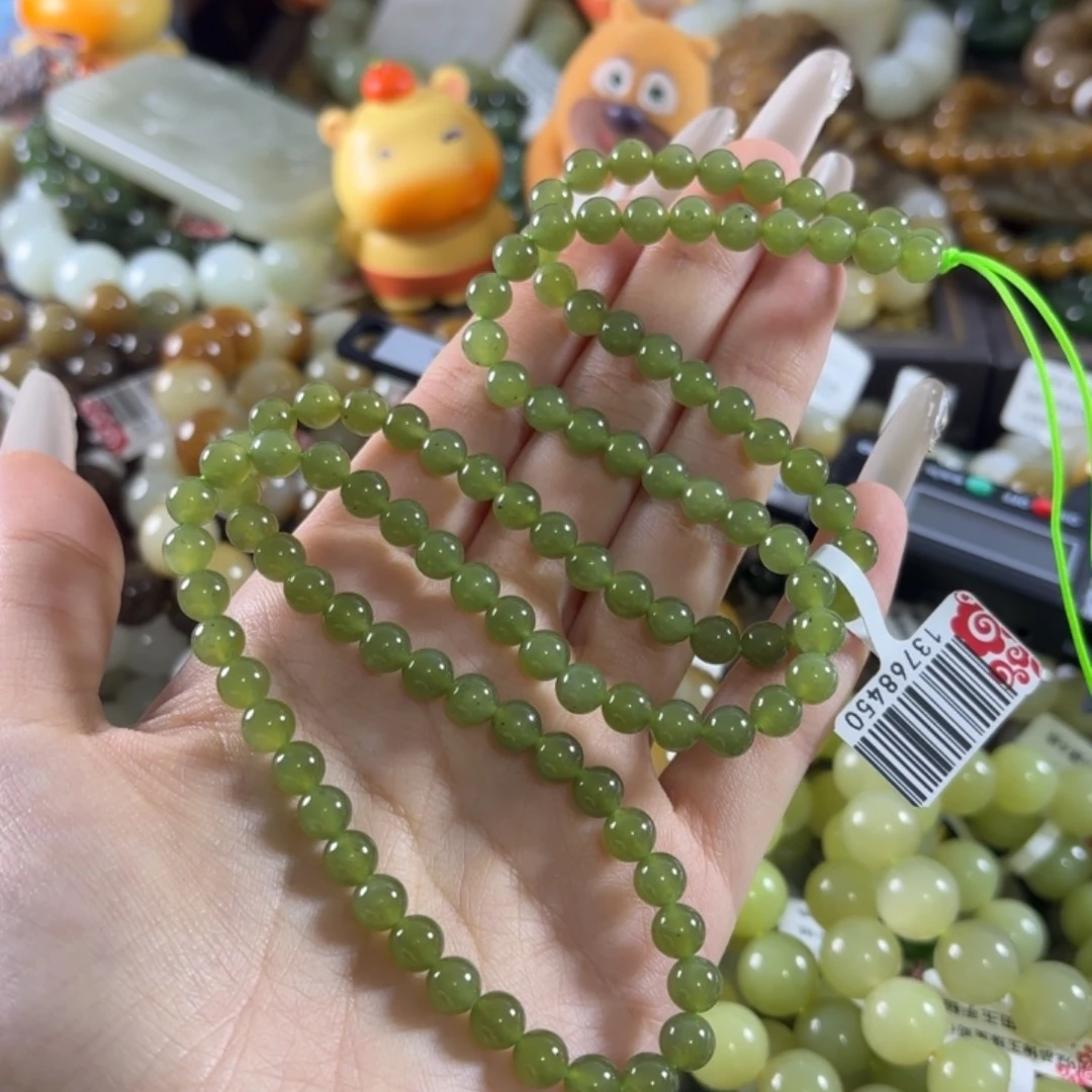 和田玉未镶嵌手链6