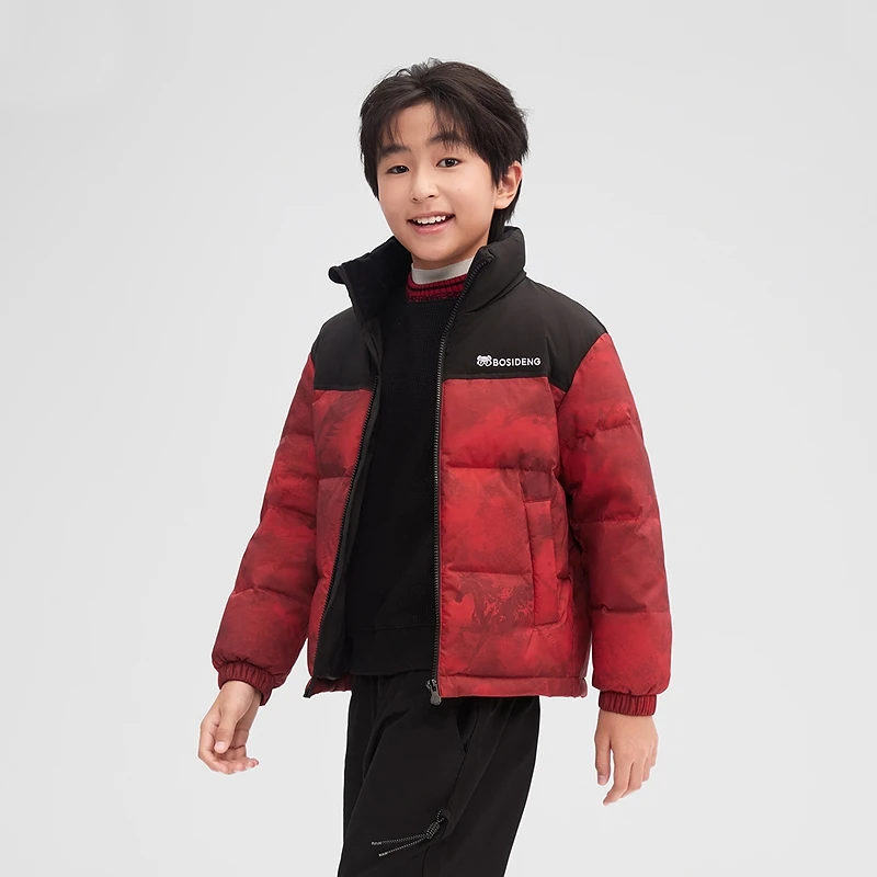 【疯狂动物城】波司登秋冬时尚户外加厚保暖男女童立领T250246110Q