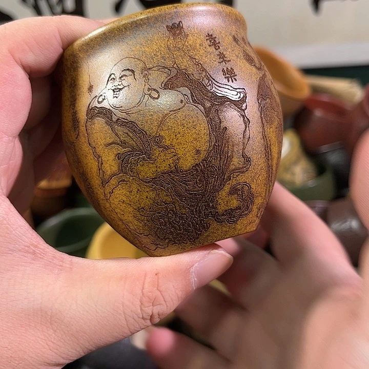 茶杯紫砂全手工紫砂主人杯