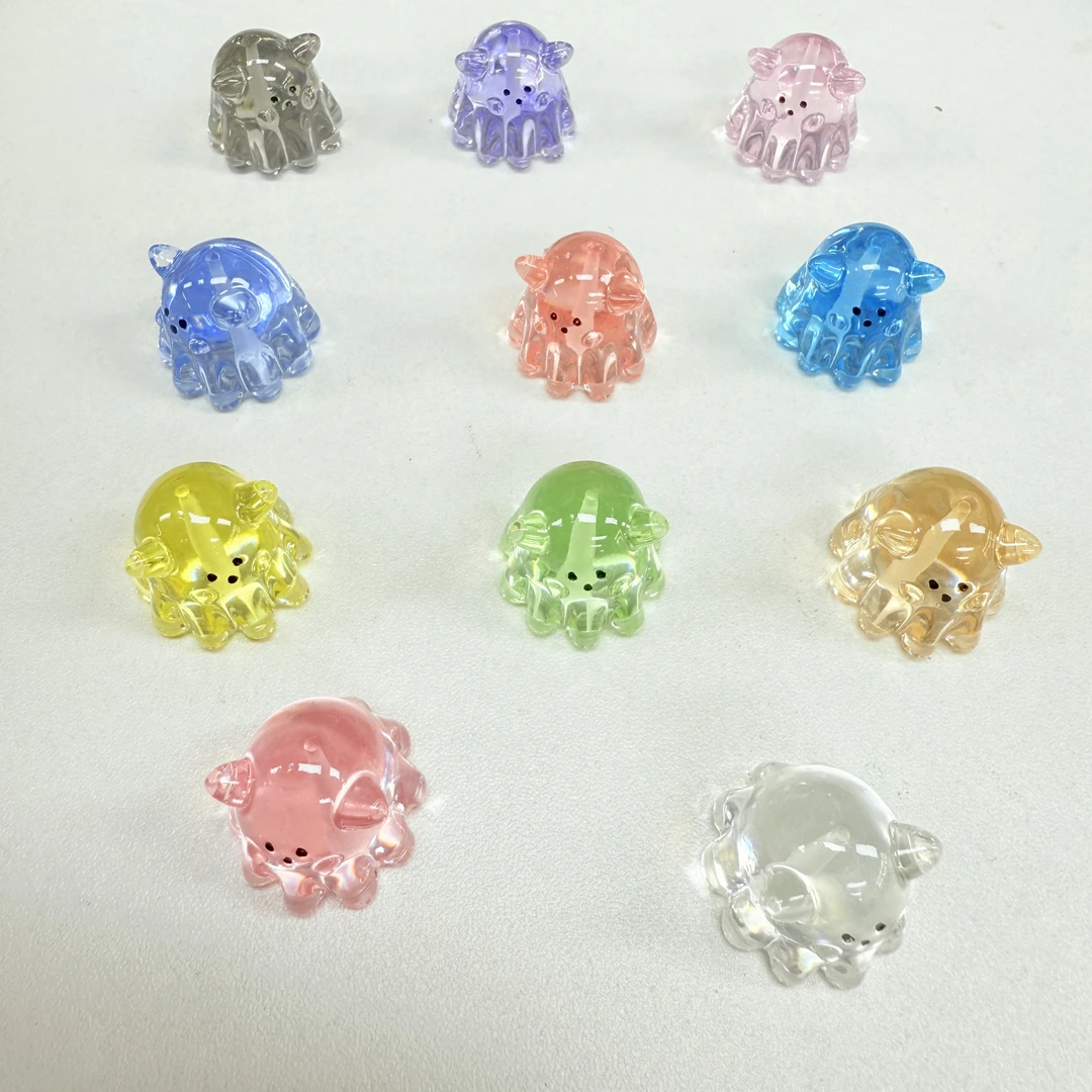 韩国胶定制款179 透色中号幽灵通孔 DIY手工配件