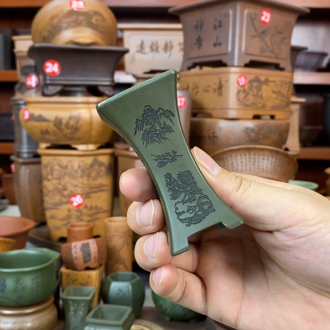 紫砂花盆盆景花盆小