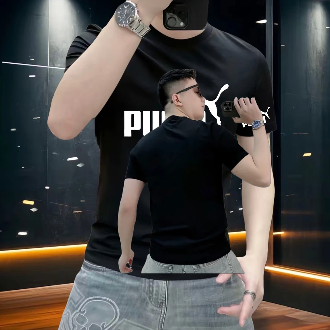 索罗娜凉感冰丝短袖t恤男夏季新款潮牌时尚圆领潮流休闲半袖上衣