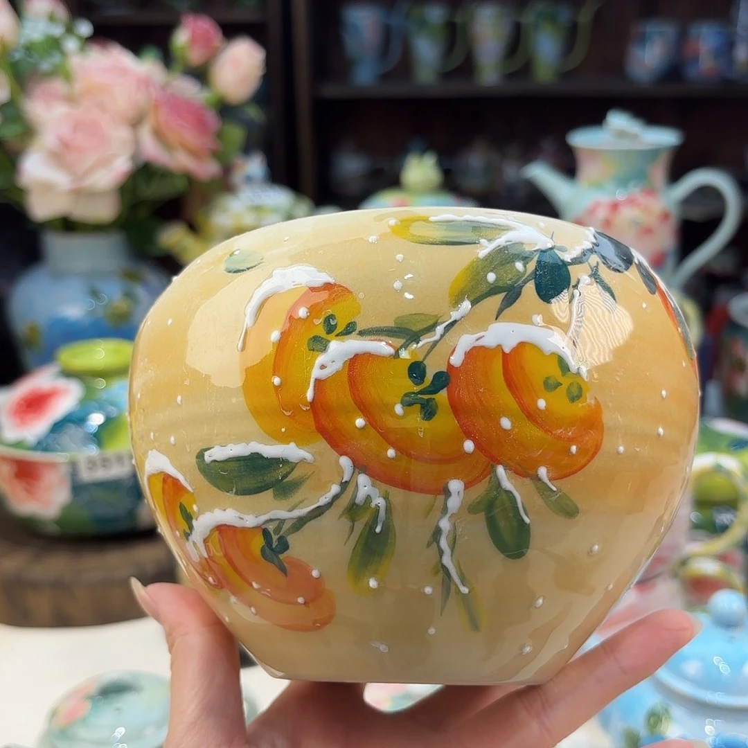 景德镇手绘高温釉下彩陶瓷茶具