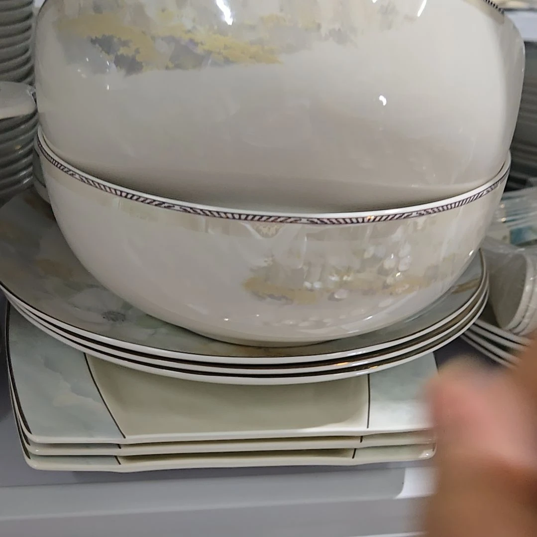 瓷片微瑕金色海岸8寸2个汤碗6666666