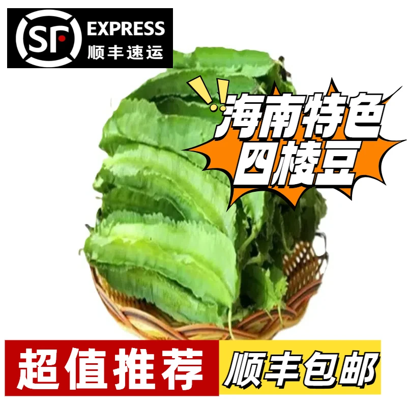 海南四角豆顺丰包邮当季四棱豆龙角豆三亚特色蔬农家自家种
