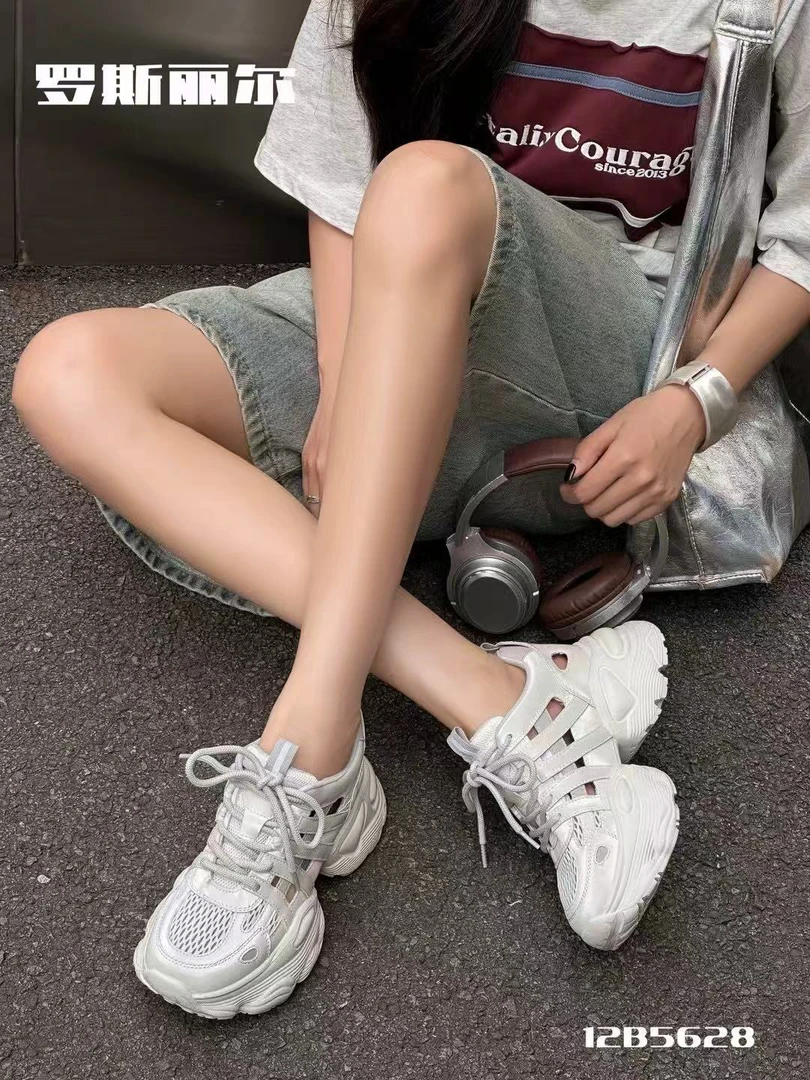 5628【镂空小蛮腰】网面透气老爹鞋潮流运动鞋潮鞋夏季