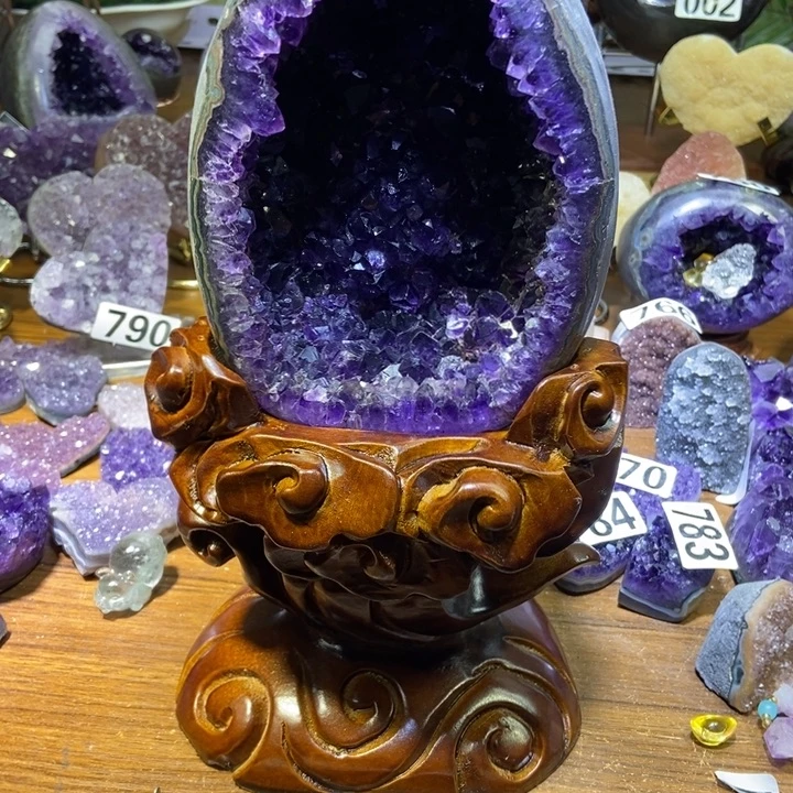 大型摆件（非配饰）紫晶未镶嵌