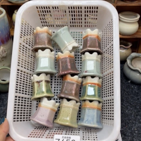 紫砂花盆微瑕650口径3厘米左右