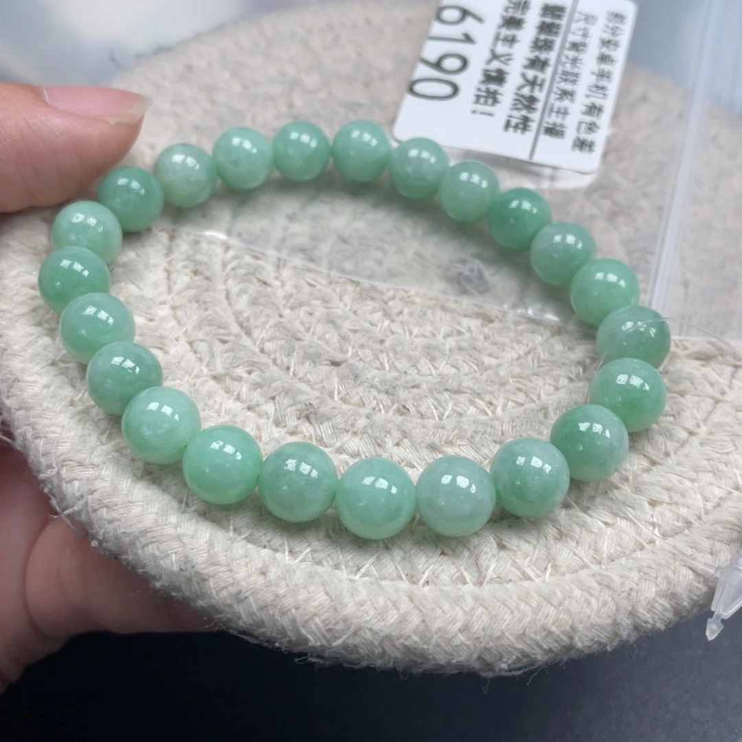 翡翠未镶嵌手链天然A货缅甸翡翠8.4