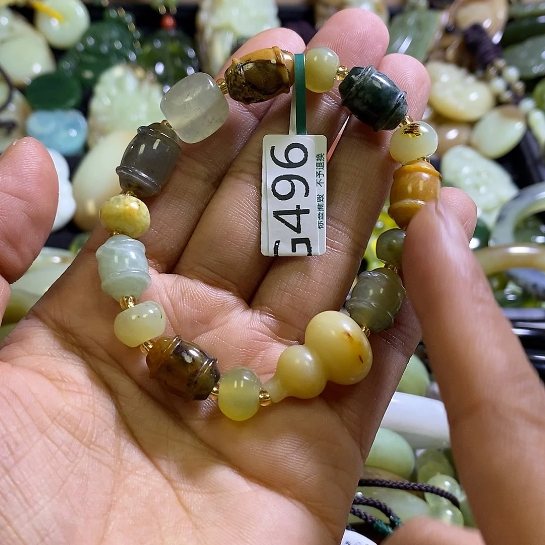 岫玉未镶嵌手镯496