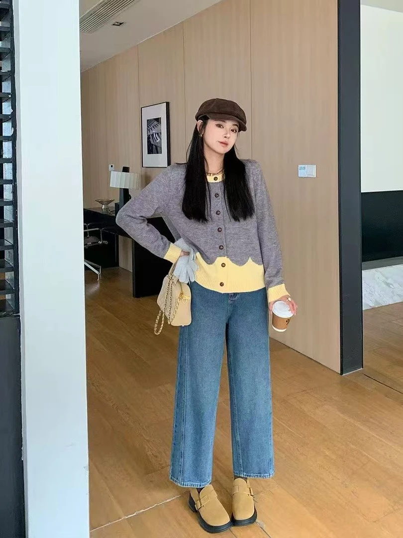 【直播间】秋冬慵懒高级宽松韩版毛衣外套【NO退NO换】