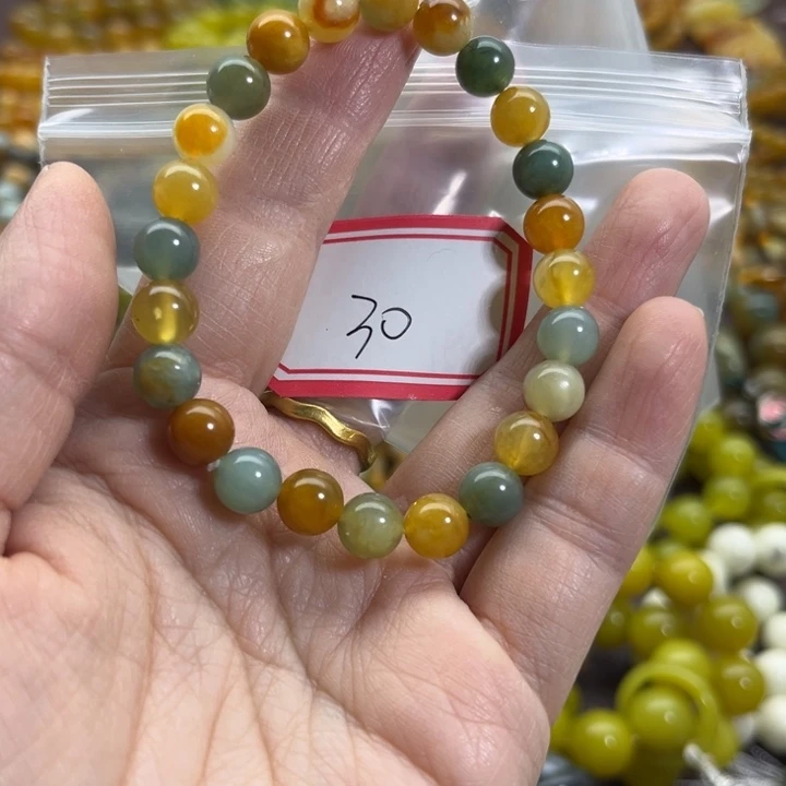 蛇纹石玉未镶嵌手链
