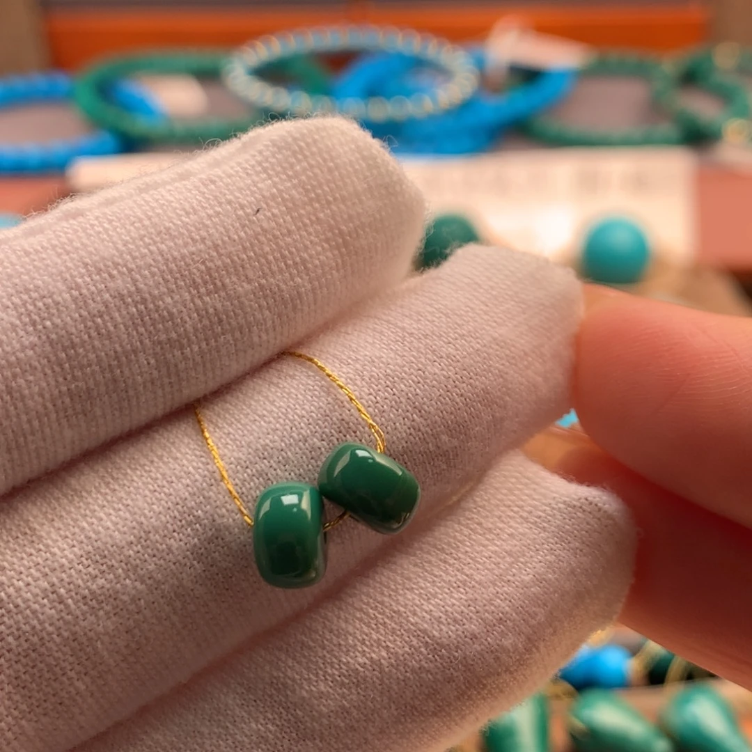 绿松石未镶嵌绿松石7.3mm