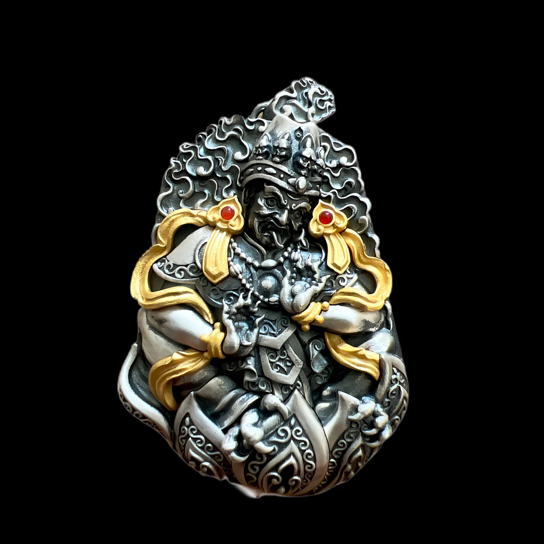 吊坠925银 V7284银吊坠扎基孤品