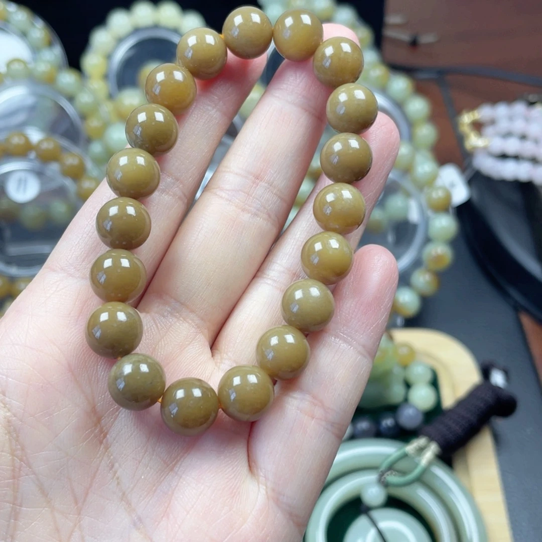 和田玉（糖玉）手串未镶嵌