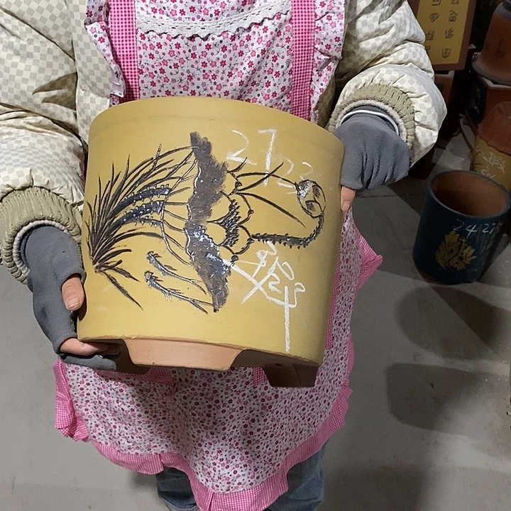 紫砂花盆紫砂花盆