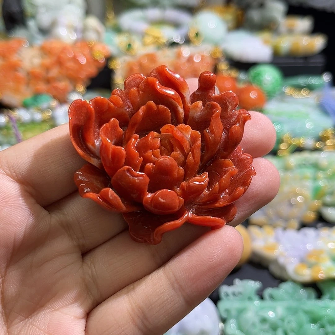 小***豆翡翠未镶嵌颈饰待编织