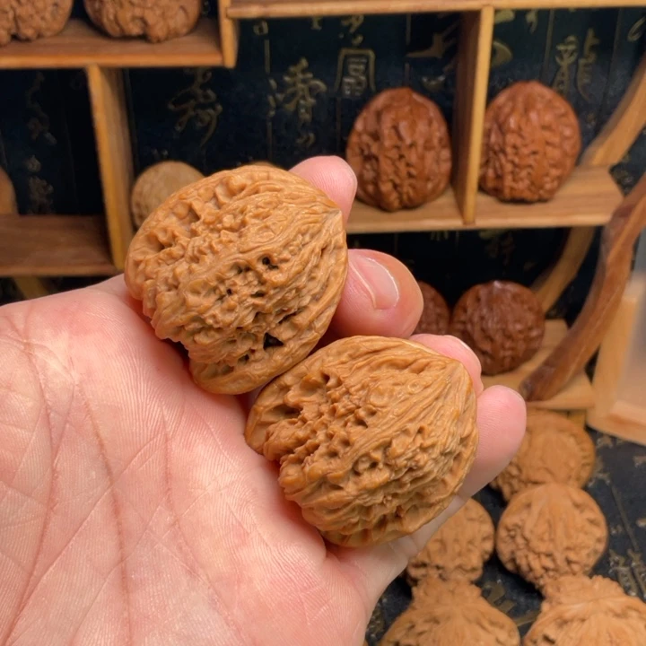 文玩核桃吊坠涿鹿南疆36全品凹底高炮