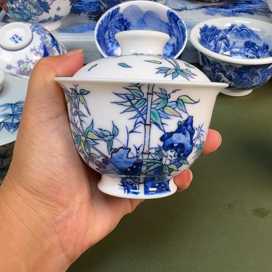 景德镇纯手绘茶具圆圆272