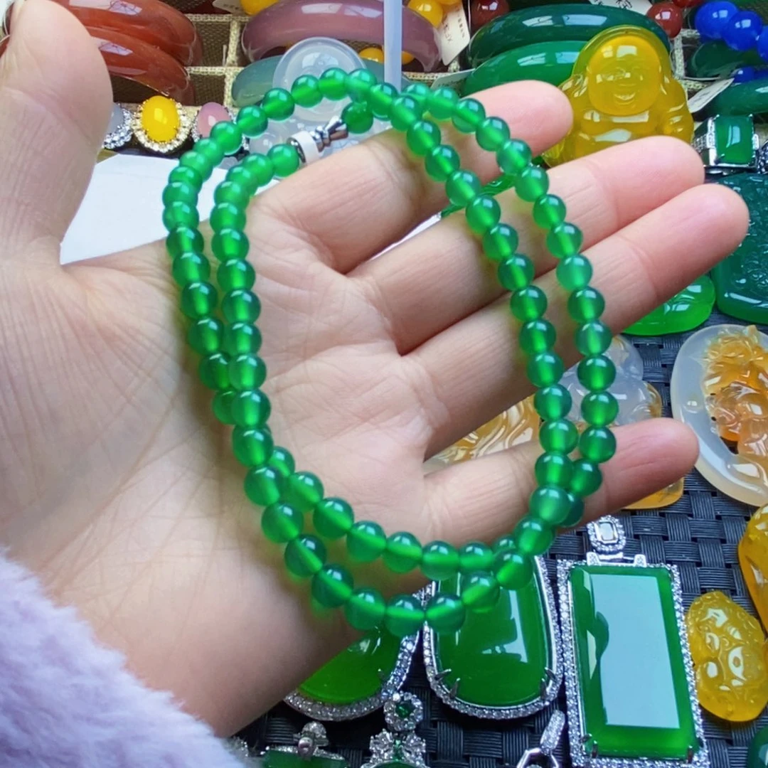 李***儿玛瑙/玉髓未镶嵌颈饰卡6