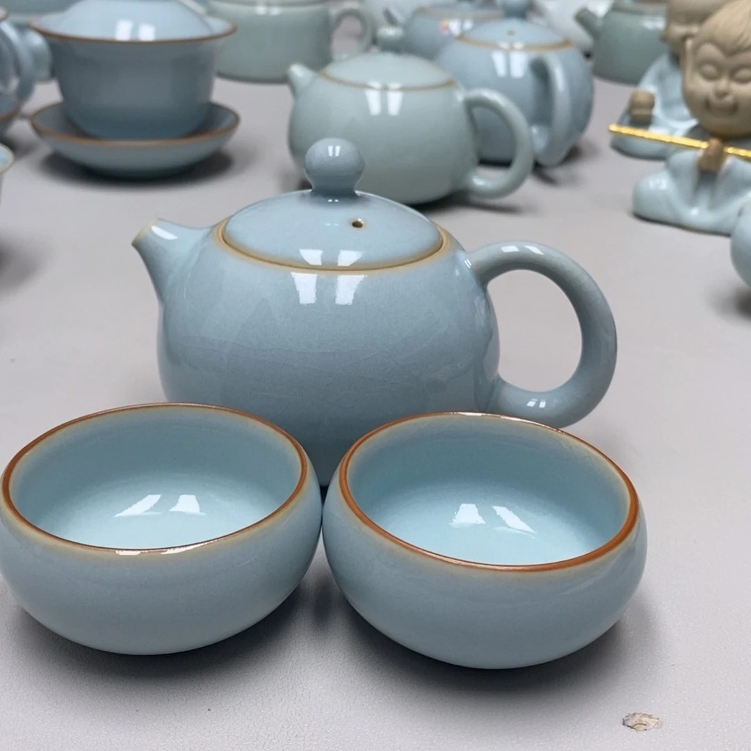 用****4一对禅定杯，微瑕西施壶，无礼盒