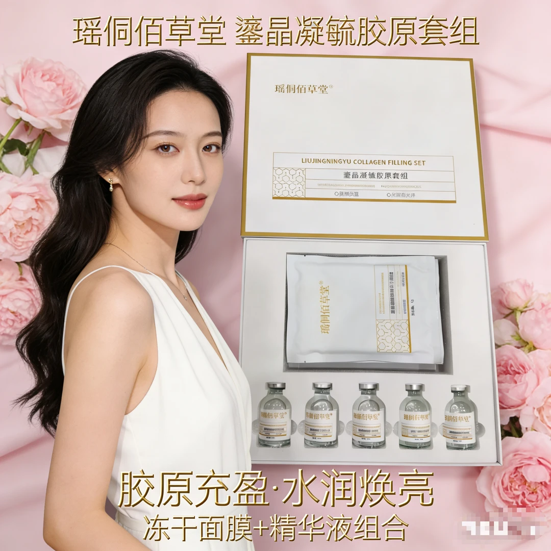 瑶侗佰草堂 鎏晶凝毓胶原面膜套组