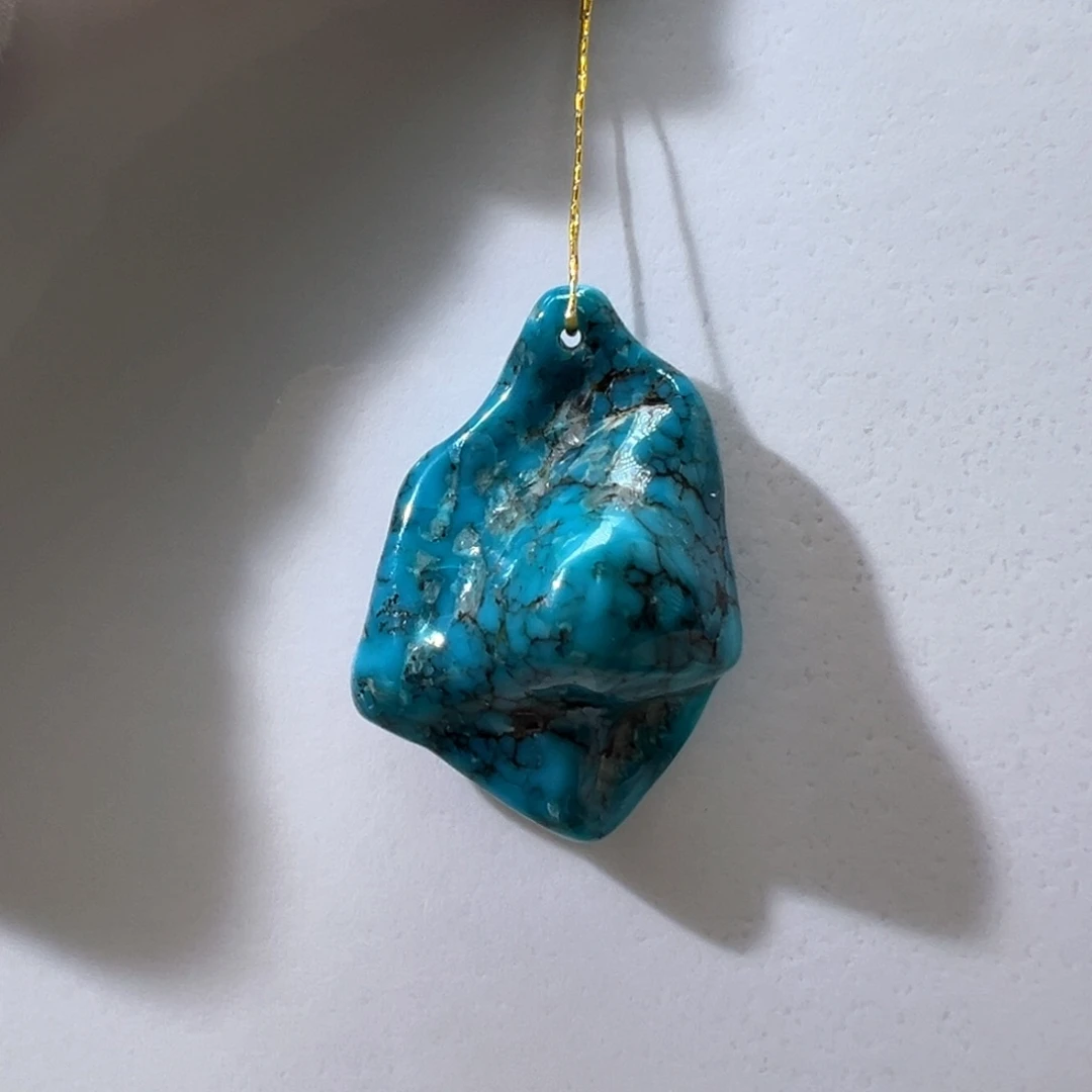 绿松石未镶嵌挂件