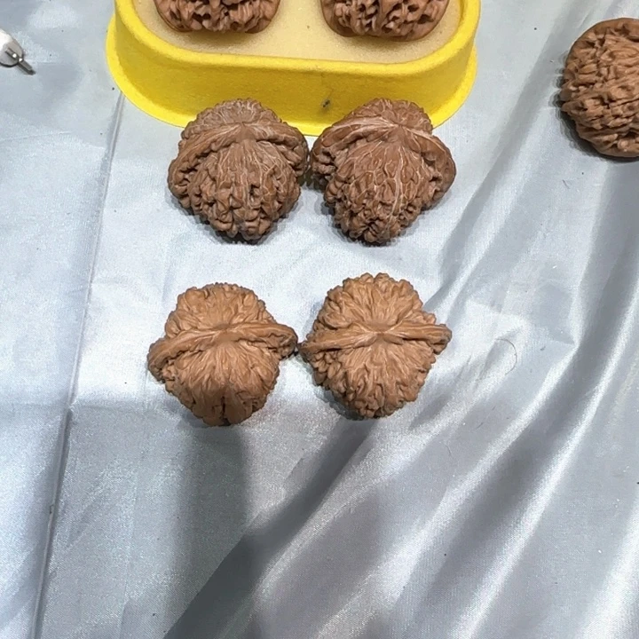 悟***生文玩核桃把件汉高楼中端一对40+精对凹底41汉高楼