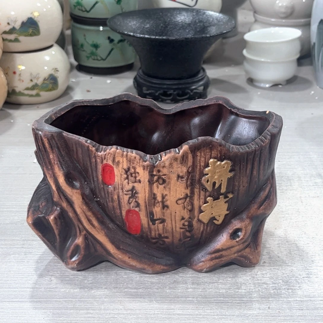 口径   17*10*10陶瓷绿植多肉微瑕花盆