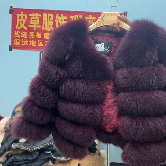 2025冬季女款狐狸毛外套