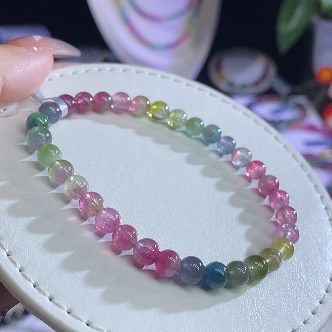 未镶嵌手链碧玺西瓜