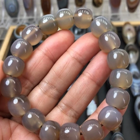 玛瑙/玉髓未镶嵌吊坠(不含链)