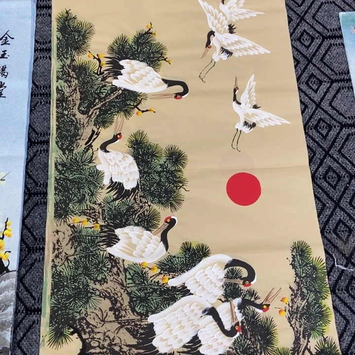 枕书斋画廊的直播间