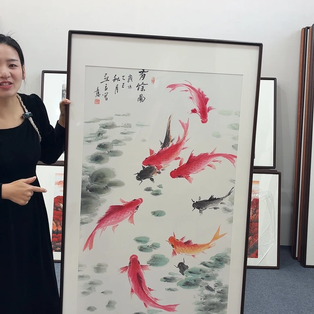 国画手绘作品160-80尺寸