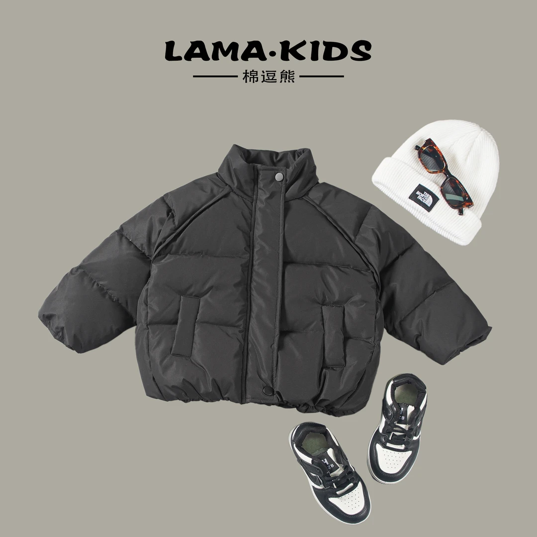 【棉逗熊品牌】男童韩版冬季休闲男童百搭酷帅【羽绒服】-12208
