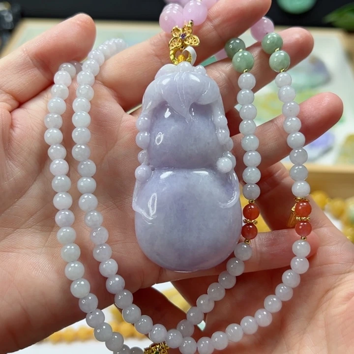 颈饰未镶嵌翡翠吊坠