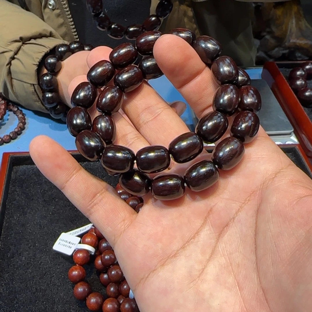 小叶紫檀手串/手链黑枣