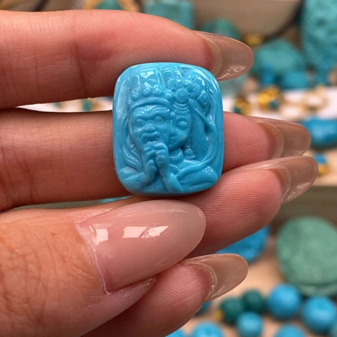 未镶嵌绿松石挂件