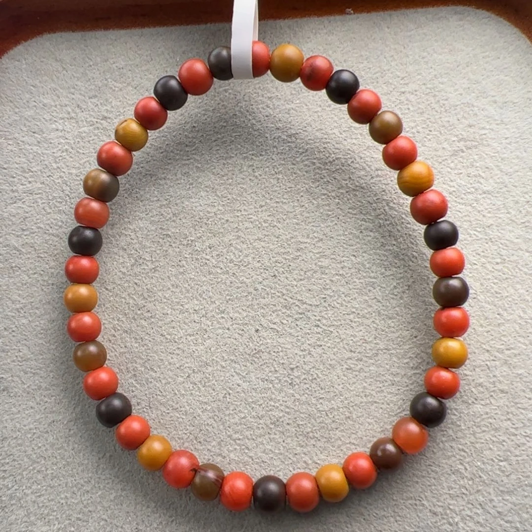 南红玛瑙未镶嵌（包浆哑光手串5mm）