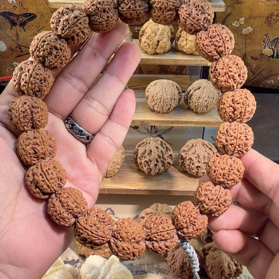 把件文玩核桃双龙纹