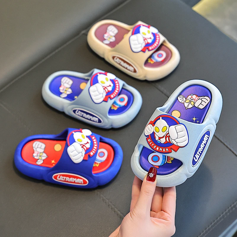 奥特曼儿童拖鞋居家防滑舒适拖鞋夏季男孩拖鞋