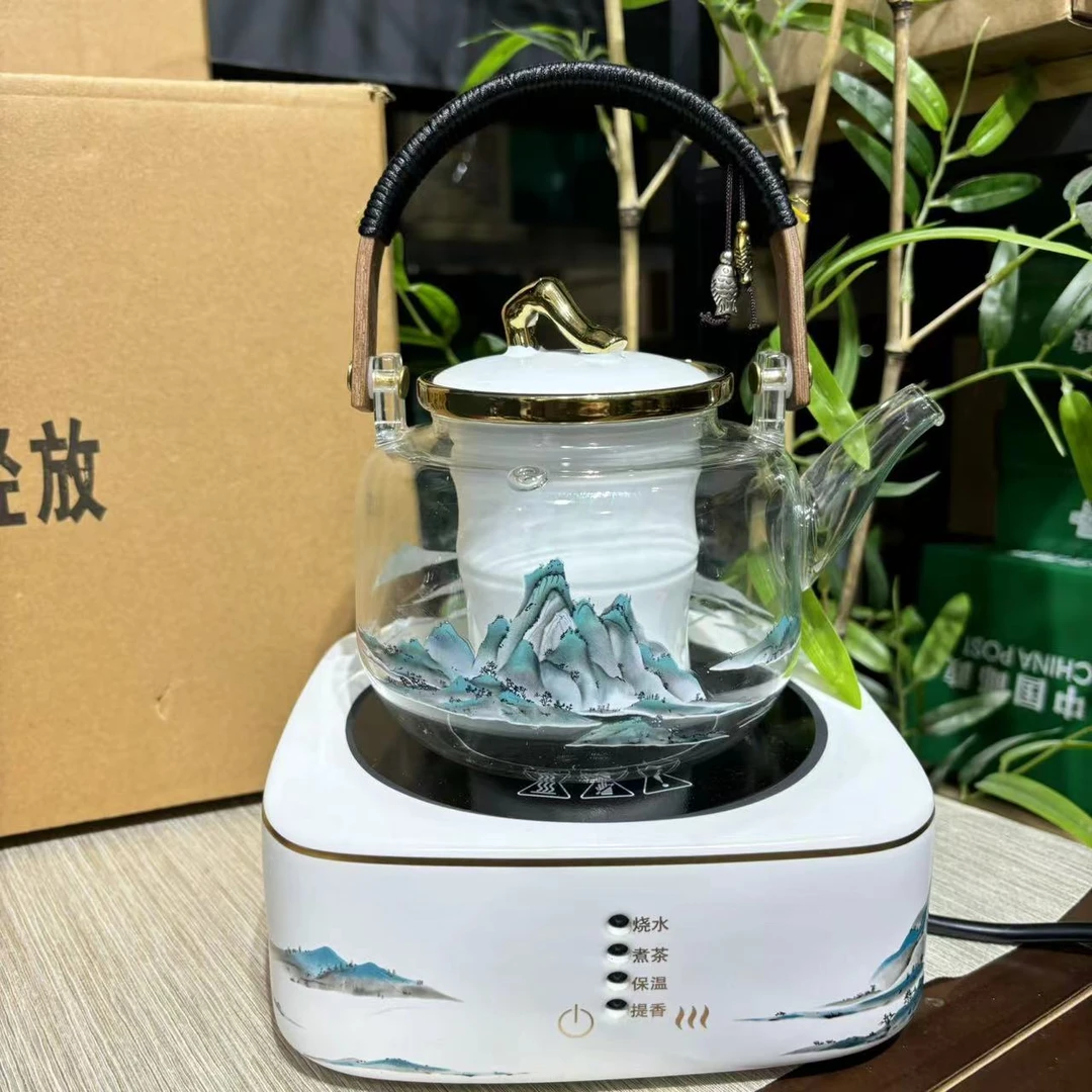 【中国邮政专属链接】千里江山陶瓷电陶炉套组送茶则4601+2469+1706