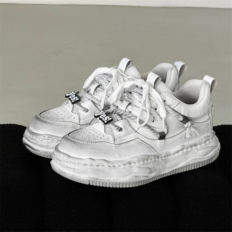 【DJJCGG】增高7CM显腿长溶解贝壳头男鞋