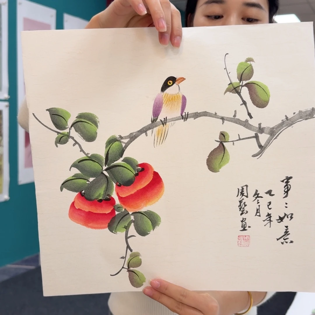 国画国画作品山水花鸟纯手绘