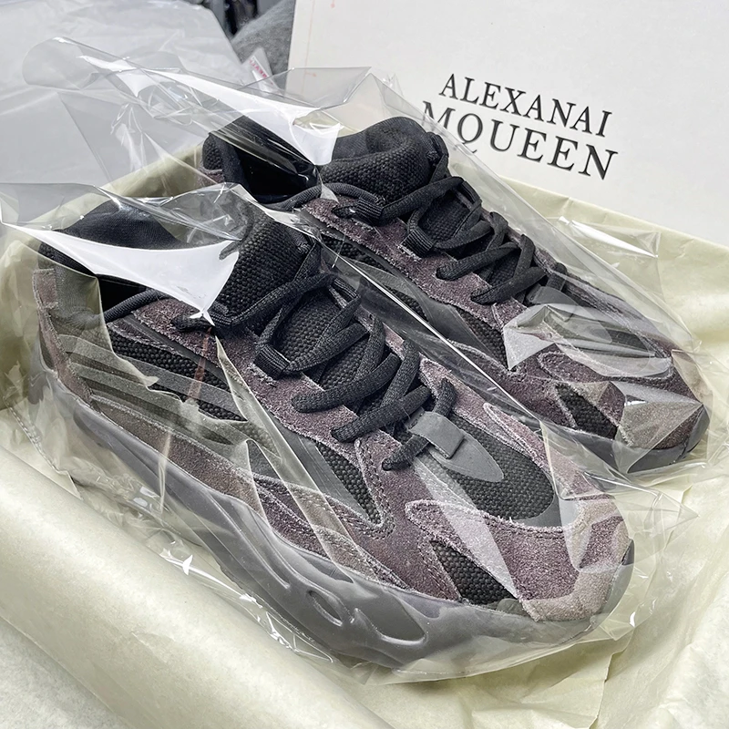 椰子700黑武士运动鞋男女款新款秋季厚底老爹高品质黑色潮流潮鞋