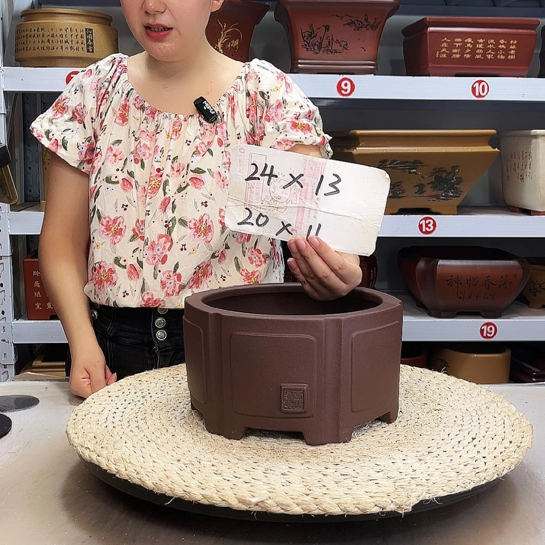 紫砂花盆紫砂花盆