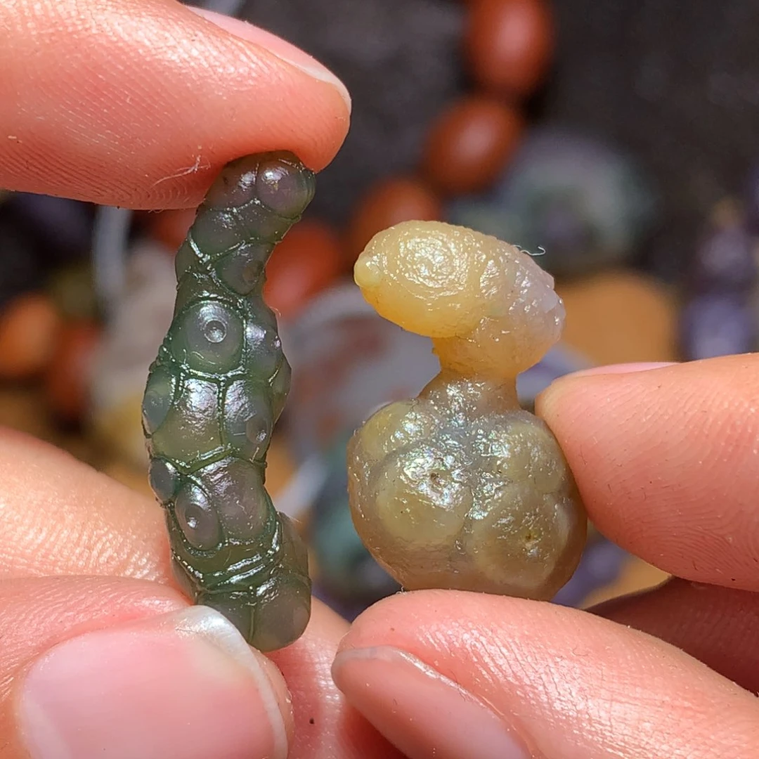 未镶嵌玛瑙/玉髓珠宝半成品