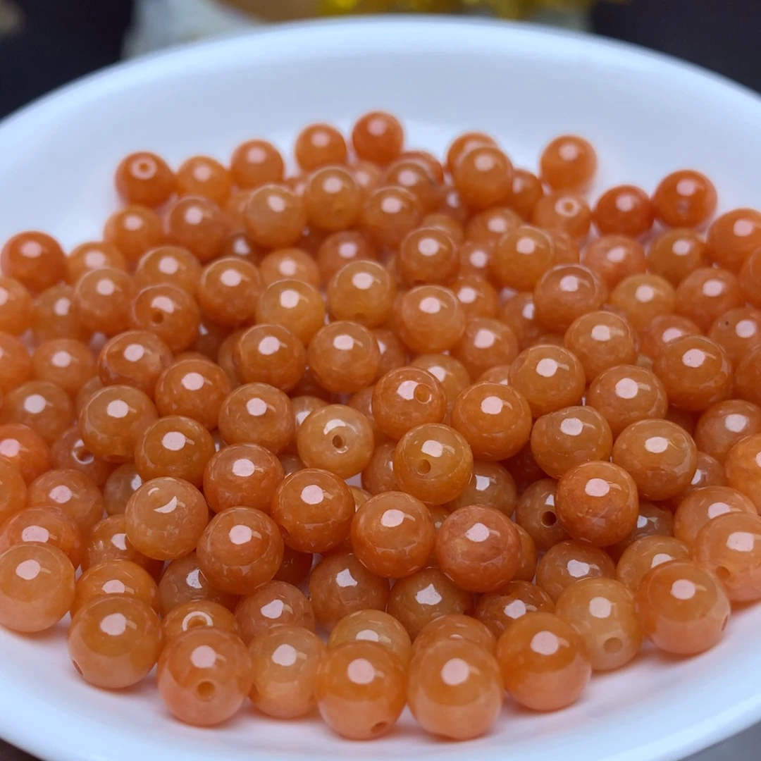 【闪购商品】翡翠手链未镶嵌卡6.8冰红20个